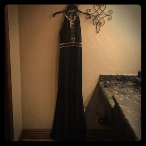 Elegant black evening gown